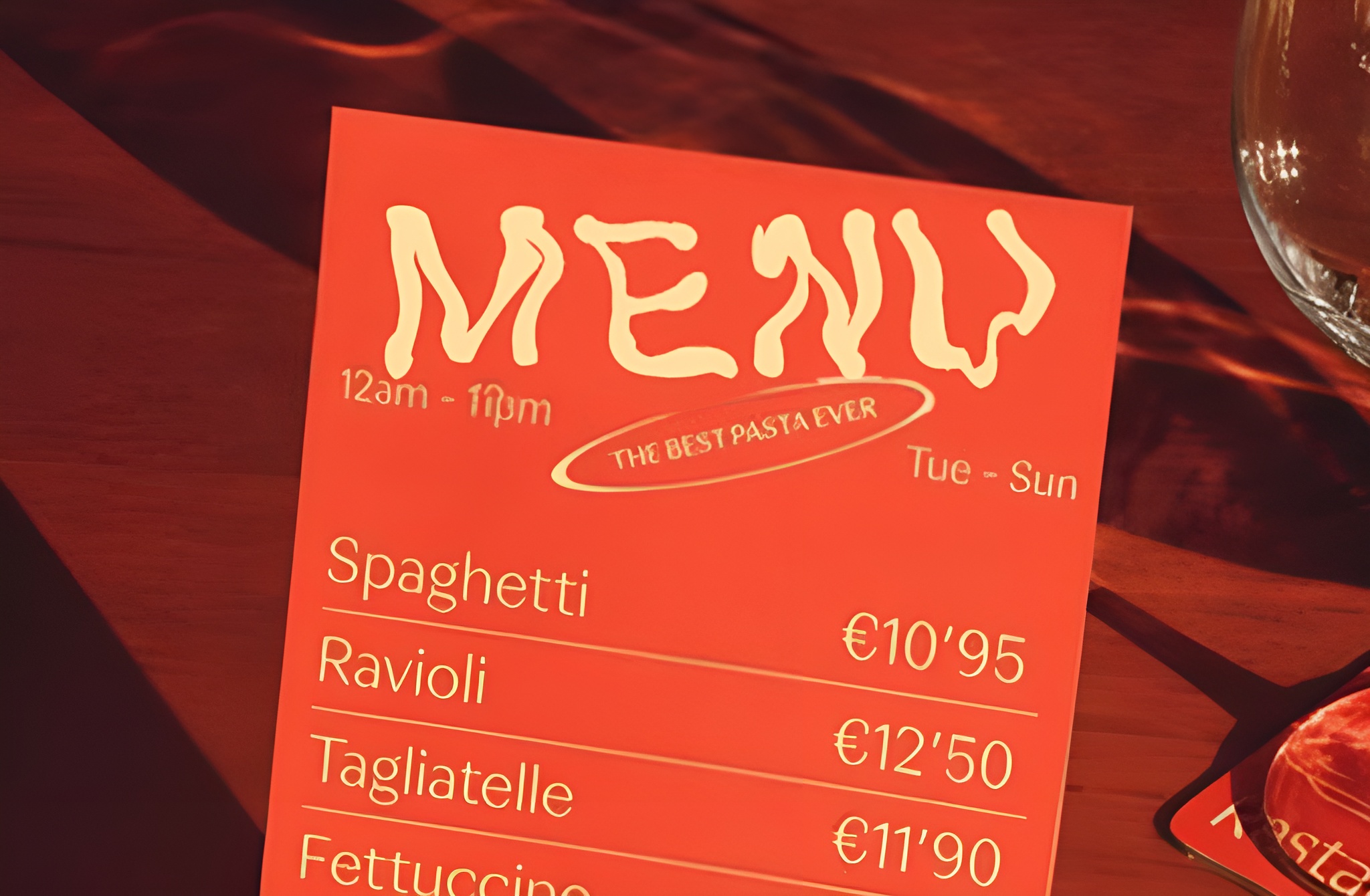 Menu Branding